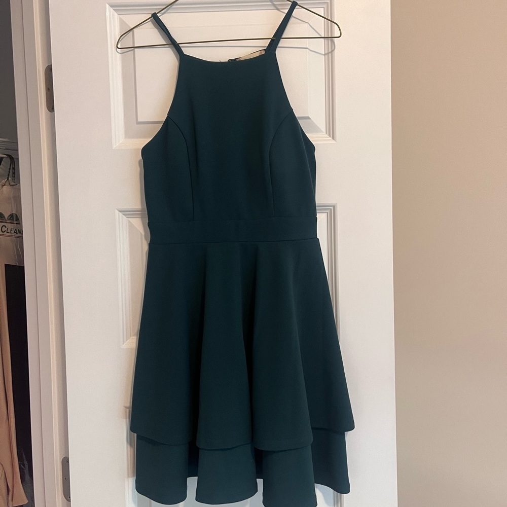 Beautiful green cocktail dress from Altar’d State